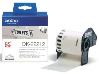 Etiket Brother DK-22212 62mm 15-meter witte film - 1