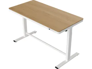 Zit-Sta Werkplek 140cm Whitewash eiken Elektrisch Verstelbaar - 3