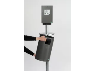 hondentoilet,v. buiten,afvalbak 30l,v. 200zakjes,HxBxD 2000x350x480mm - 5