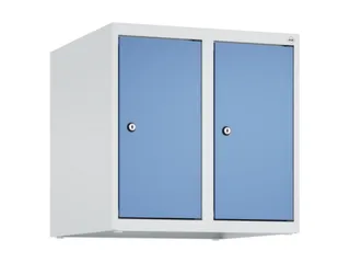 opzetkast,v. locker,2vak.,vak B 250mm,HxBxD 500x500x500mm,vleugeldeur - 1