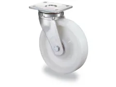 zwenkwiel,draagverm. 1400kg,kunststof,ØxB 250x60mm,kogellager