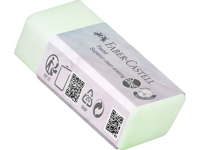 Gum Faber-Castell stofvrij pastel display 20 stuks assorti kleuren