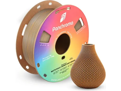 PLA Dual Matte 1,75mm grijs-oranje 1kg Panchroma 3D Filament