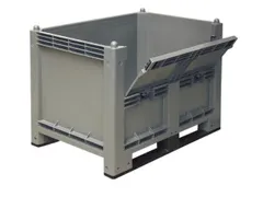 Caisse-Palette Pp Hxlxp 850X1200X800Mm 550L 2Semelles Avec Abattant