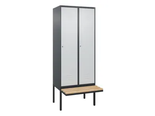 locker voor scheiding van kleding,HxBxD 2120x800x815mm,2vak - 1