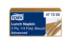 Tork 477202 Lunchservet Advanced Biscuit 33x33cm