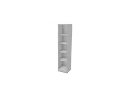 kantoorstelling,HxBxD 1895x400x445mm,MP-lichtgrijs