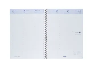 Agendavulling 2027 Brepols Timing 7dagen/2pagina's spiraal wit - 5