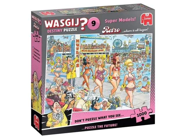 Wasgij Retro Destiny Puzzel 9 Topmodellen! 1000 stukjes