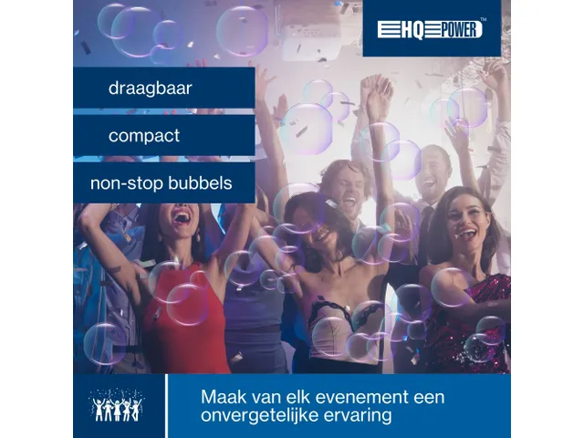 Zeepbellenmachine Batterijvoeding