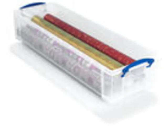 Opbergbox Really Useful 22 liter 800x255x155mm transparant wit