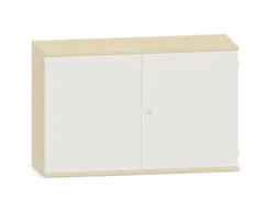 kantoorkast,HxBxD 770x1200x430mm,decor romp esdoorn,decor front wit