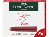 Inktpatronen Faber-Castell, doosje á 6 stuks.