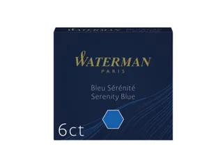 Inktpatroon Waterman kort Florida blauw 6 stuks - 1