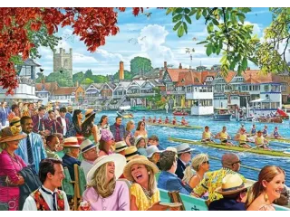 Puzzel Gibsons Rowing at the Regatta 1000 stukjes - 2