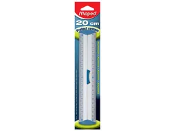 Liniaal Maped met handgreep 20cm aluminium