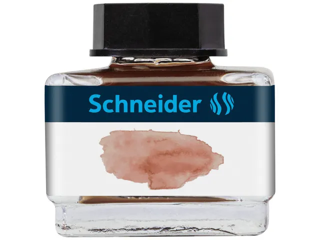 Inktpotje Schneider 15ml pastel Cognac voor