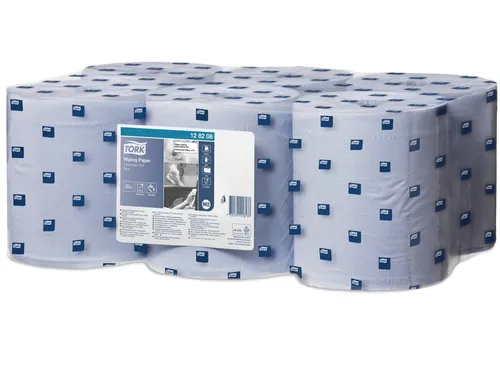 Tork 128208 Poetspapier Centerfeed M2 1-Laags Blauw