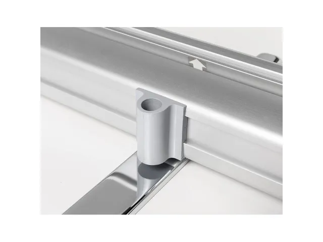 Roll-Banner Evolution 85x160-220cm 1 Voet Zilver