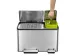 Ecocasa Recycler Pedaalemmer 30+15 Liter mat RVS