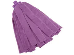 Vikan Microfibre draadmop microvezel stroken schroefdraad Paars