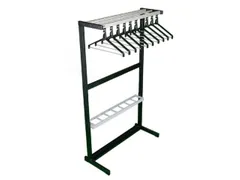Garderoberek 10Kledinghangers Hoedenplank Enkelzijdig Parapluhouder
