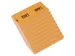Bloc numéros Kangaro de 1 à 1000 orange 42x105mm