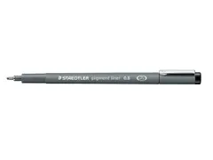 Fineliner Staedtler Pigment 308 zwart 0.7mm