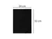 Chemise à élastique sans rabats carte lustrée 355gm2 - A4 - Noir