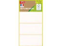 Witte Etiketten In Etui