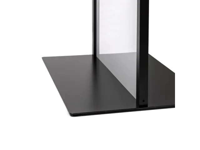 Totem Paneel+ Dubbelzijdige Display 42x120cm Zwart frame