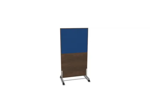 scheidingswand,HxB 1545x800mm,NV bruin hickory,BN6016-blauw