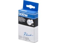 Lettertape Brother Tc-203 12 Mm Wit/Blauw