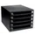 Ladenbox Exacompta Ecoblack Open Zwart 5 Laden A4+