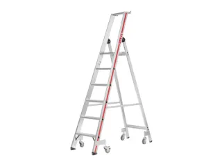 Verrijdbare Treden-Platformladder,Eenzijdig,4Verstevigde Treden - 2