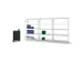 rayonnage modulaire,rayonnage départ,HxlxP 2000x1360x435mm