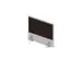 panneau de rehausse,p. table de bureau,MP-gris clair,BN2036-marron