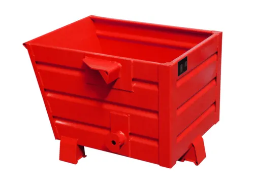 Kiepbak 600x600x800mm 0.30m³ 50kg Draagverm. 500kg Ral3000