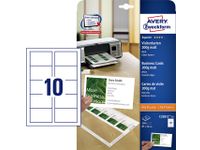 Visitekaart Avery C32011-25 85x54mm 200gr 250stuks