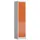 garderobekast 1800x415x500mm 1vak klink sokkel romp RAL7035 RAL3000