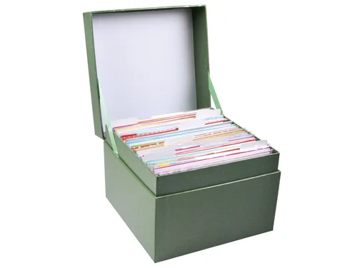 Wenskaartbox Paperclip inclusief 75 wenskaarten