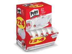 Correctieroller Pritt Eco Flex 4.2mmx10m Valuepack 12+4 gratis