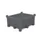 stapelbak,HxLxB 600x1000x1200mm,400l,PE,grijs,Wanden gesloten