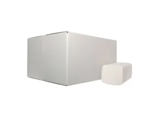 Handdoek 208024 21x24cm Z-Vouw Wit 2-laags 3200 Stuks - 1
