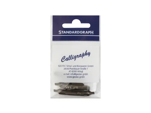 Kalligrafiepunt Standardgraph Italic 2.5 mm met inktreservoir set à 5