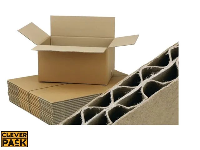 Boîte expédition CleverPack cannelure BC 586x386x386mm brun 10 pièc