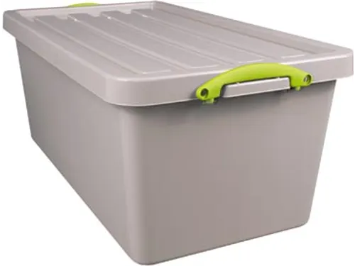 Recycled opbergdoos 82 Liter Grijs Stapelbaar