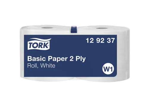 Tork Poetspapier Basic 129237 W1 2-laags Wit