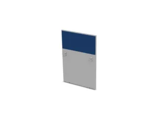 baliepaneel v. bureau aanbouw rechts MP-lichtgrijs BN6016-blauw 800mm - 1