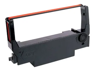 Lint Epson S015245 voor ERC38 nylon zwart/rood - 2